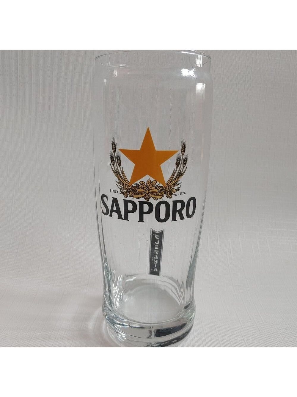 SAPPORO Pint Glass Japanese Beer GOLD STAR Beer Can Glass